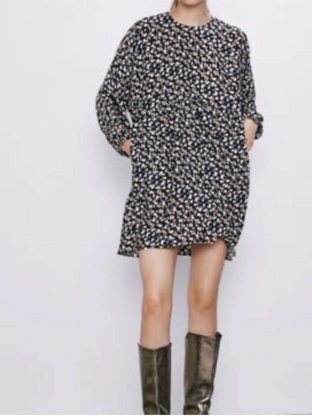 Zara Oversized Babydoll Dress